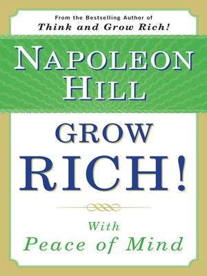 cover image of Grow Rich! With Peace of Mind